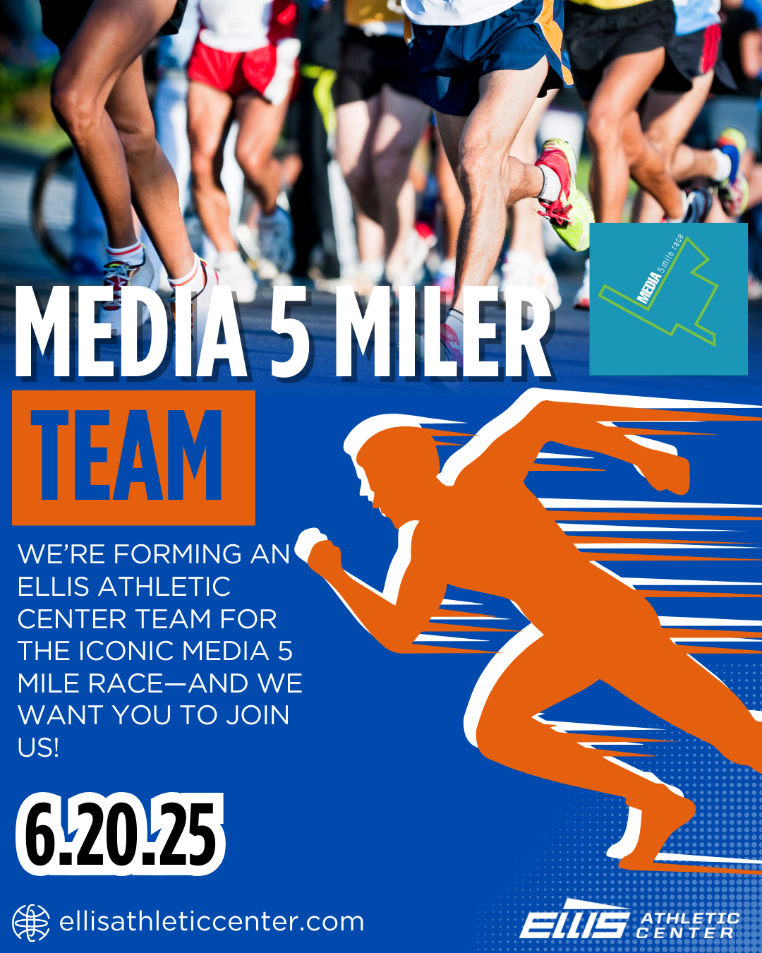 Ellis Athletic Center team for the Media 5 Miler